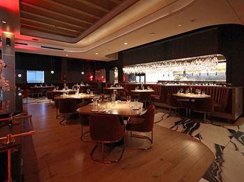 Fahrenheit Restaurant Interior in Cleveland - Residences at 55